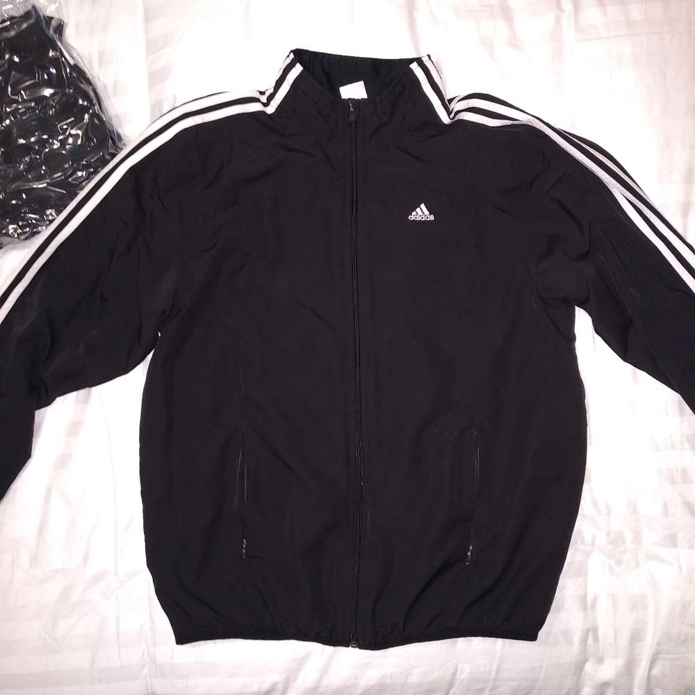// Adidas // Three Stripes Jacket